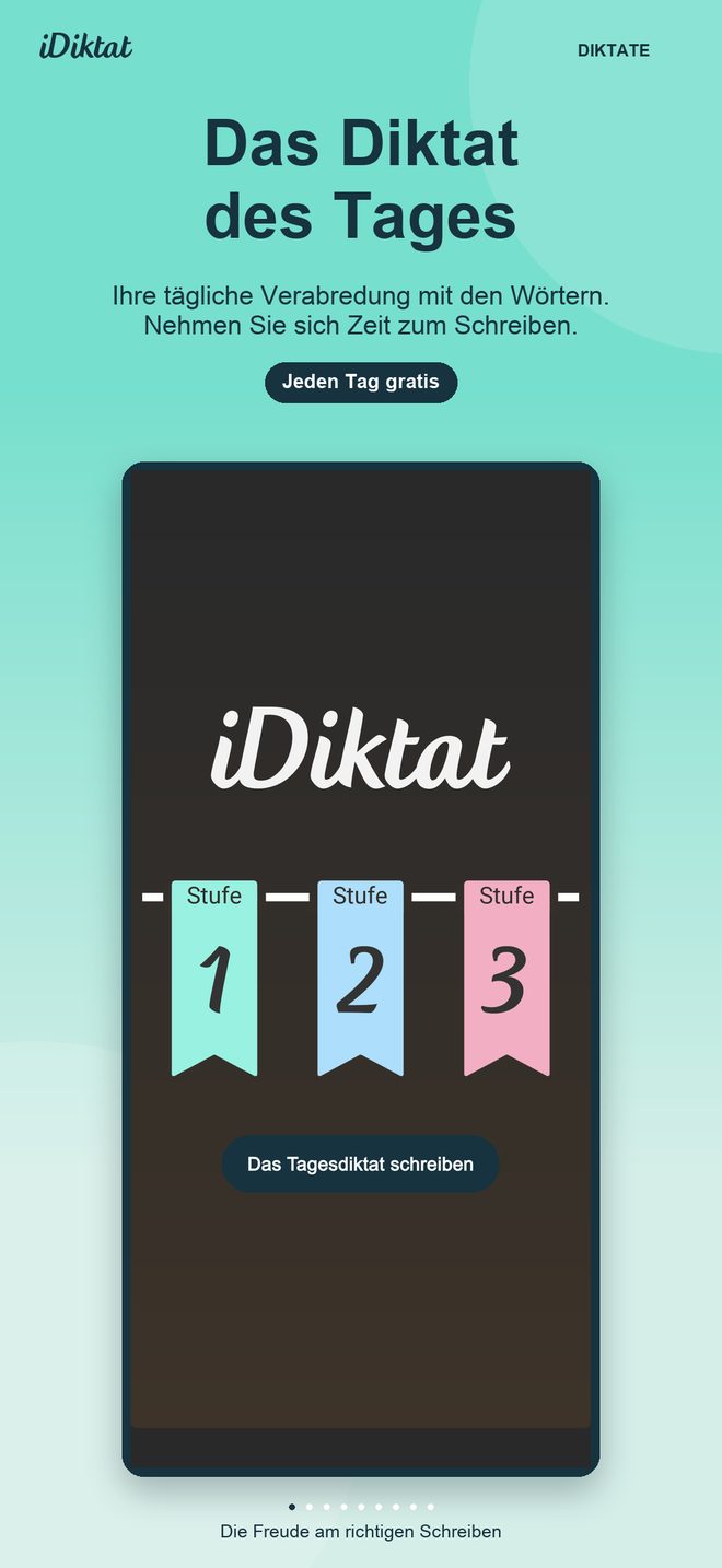 iDiktat — das Tagesdiktat