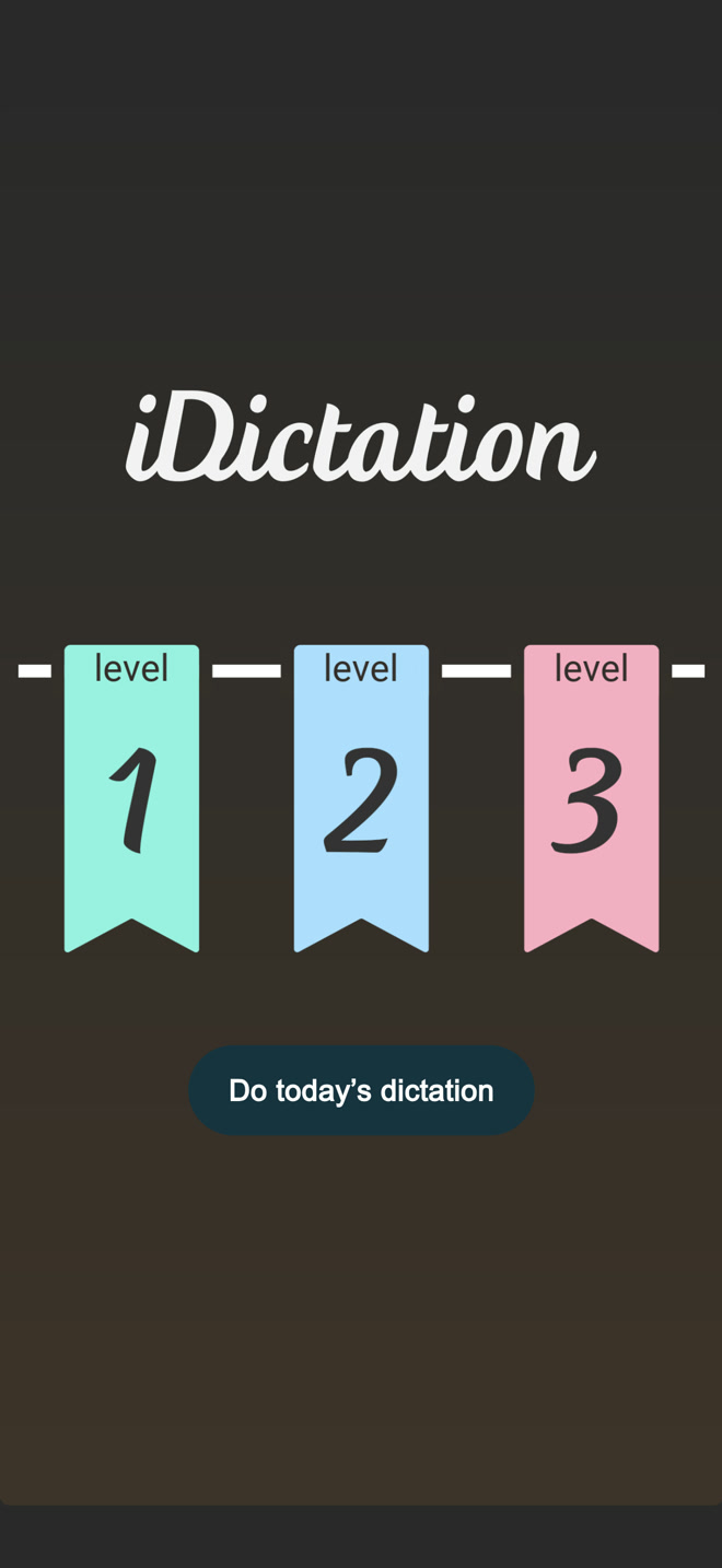 iDictation — the daily dictation